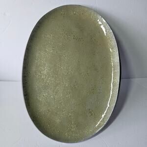 Set of 2 Julia Knight Eclipse Bronze Trays. Sand-cast aluminum. Signed.